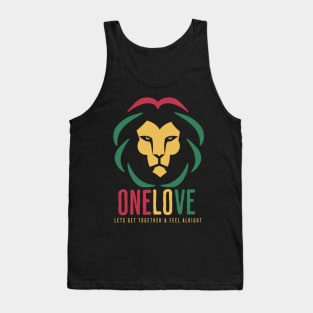 Lion - Legend - One Love - Reggae Music Lover Tank Top